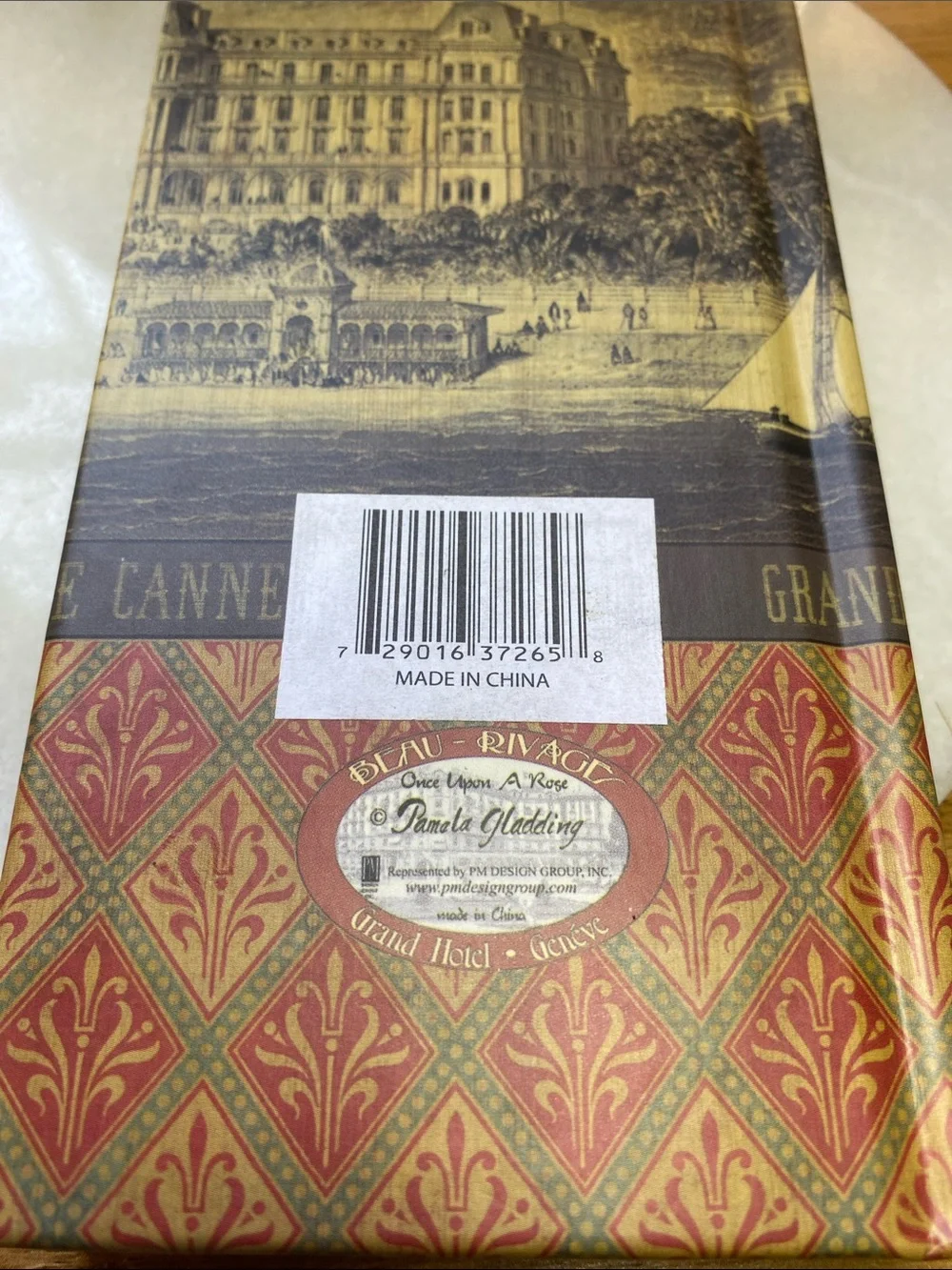 Vtg Beau-Rivage Grand Hotel Geneva Switzerland Hardcover Travel Diary/Journal